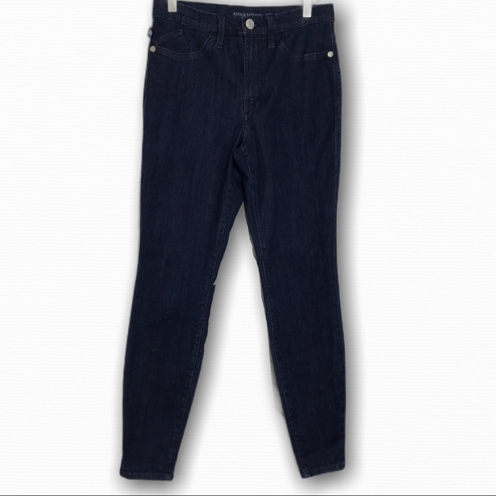 Rock & Republic High Roller Dark Wash Skinny Jeans
